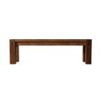 Farmhouse Style Teak Kitchen Dining Bench - Image 5