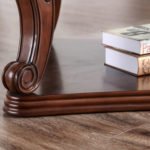 Traditional Glass Top Coffee Table - Image 4