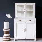 WHITE HALF CLOSED CABINET - Image 2
