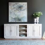 LEDGE SIDEBOARD WITH FULL DOORS | 4-DOORS / 3-SHELVES - Image 2