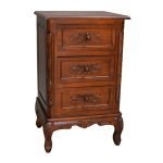 Hand-carved Wood End Table - Image 2