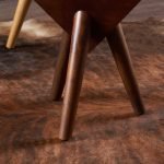 Wood Triangle End Table - Image 2