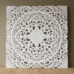 WHITE CARVED PANEL (LARGE)