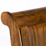 Teak Wood Sleigh Bed - Image 11