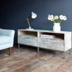 CONSOLE RECYCLED 2 DRAWERS