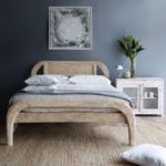 Teak Whitewash Bed Frame