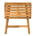 Teak Wood Folding Bistro Table - Image 4