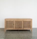 Teak Wood Low Buffet Cabinet - Image 2