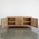 Teak Wood Low Buffet Cabinet - Image 5