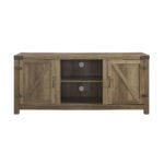TeakLab TV Stand with Doors - Image 2