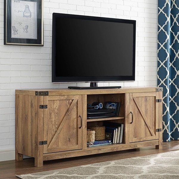The-Gray-Barn-Firebranch-Barn-Door-TV-Stand-with-Doors-cf70ef5c-a3f8-44c2-a45b-6b09771663c3_600 TeakLab TV Stand with Doors - Image 1