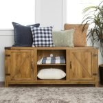 TeakLab TV Stand with Doors - Image 5