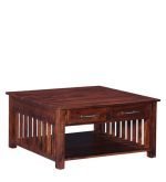 Teak Wood Coffee Table - Image 6