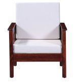 Teak Wood One Seater Sofa - Image 5