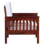 Teak Wood One Seater Sofa - Image 6