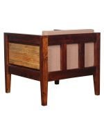 Teak Wood One Seater Sofa - Image 2