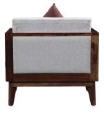 Teak Wood One Seater Sofa - Image 3