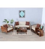Teak Wood One Seater Sofa - Image 6