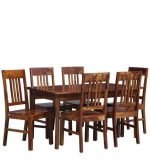 Teak Wood Six Seater Dining Set - Image 8