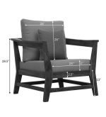 One Seater Sofa with Cushions - Image 6