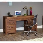 Teak Twin Pedestal Desk
