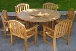 Teak Dining Table Set 7PC
