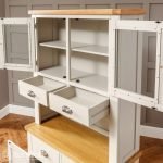 TeakLab Grey Painted Glazed Crockery Unit - Image 7