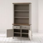 Teak Grey Painted Medium Crockery Unit - Image 5