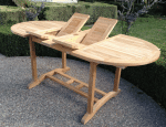 Teak Table Set 7PC - Image 2