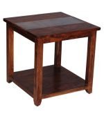 End Table In Teak Finish - Image 4