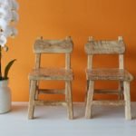 Teak Kid's Chair Set