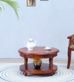 Teak Wood Coffee Table - Image 5
