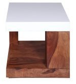 End Table in Light Teak Finish by Teaklab - Image 2