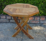 Octagonal Folding End Table