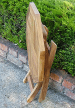 Octagonal Folding End Table - Image 2