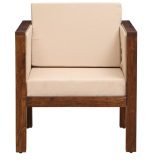 Teak Wood One Seater Sofa - Image 3