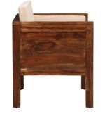 Teak Wood One Seater Sofa - Image 6