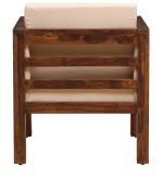 Teak Wood One Seater Sofa - Image 7