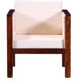 Teak Wood One Seater Sofa - Image 8