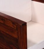 Teak Wood One Seater Sofa - Image 10