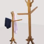 Single Pole Towel Rack