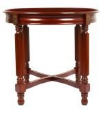 Teak Wood Oval Coffee Table - Image 2