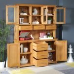 TeakLab Solid Teak Large Crockery Unit - Image 5