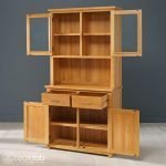 Indian Solid Teak Glazed Crockery Unit - Image 7