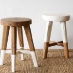ROUND STOOL | WHITE