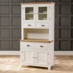 TeakLab Cream Painted Glazed Crockery Unit - Image 6