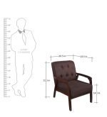 Single Seater Wooden Sofa - Image 3