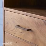 Teak Chest of 4 Drawers Cabinet - Image 4
