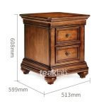 Sofa Side End Table American Dawn Collection - Image 5