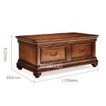 Center Coffee Table American Dawn Collection - Image 2